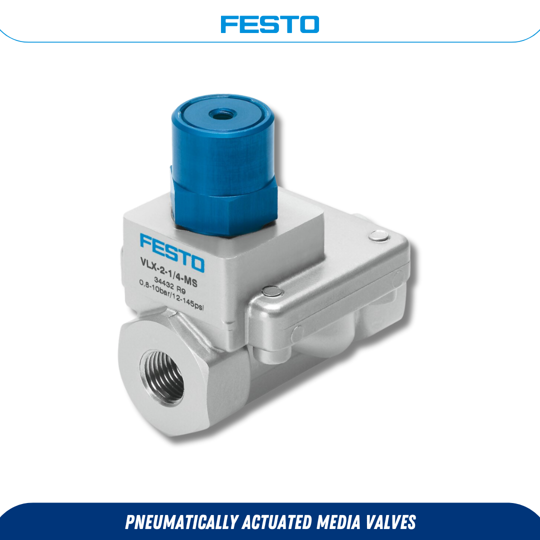 Pneumatically Actuated Media Valves
