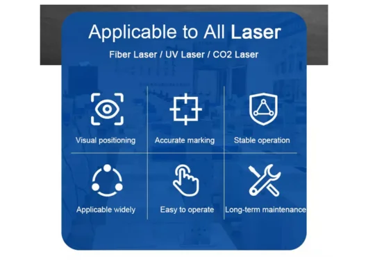 Doyalaser Automatic Focus CCD Vision Positioning Fiber Laser Marking Machine