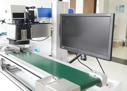 Doyalaser Automatic Focus CCD Vision Positioning Fiber Laser Marking Machine