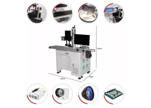 Doyalaser Automatic Focus CCD Vision Positioning Fiber Laser Marking Machine