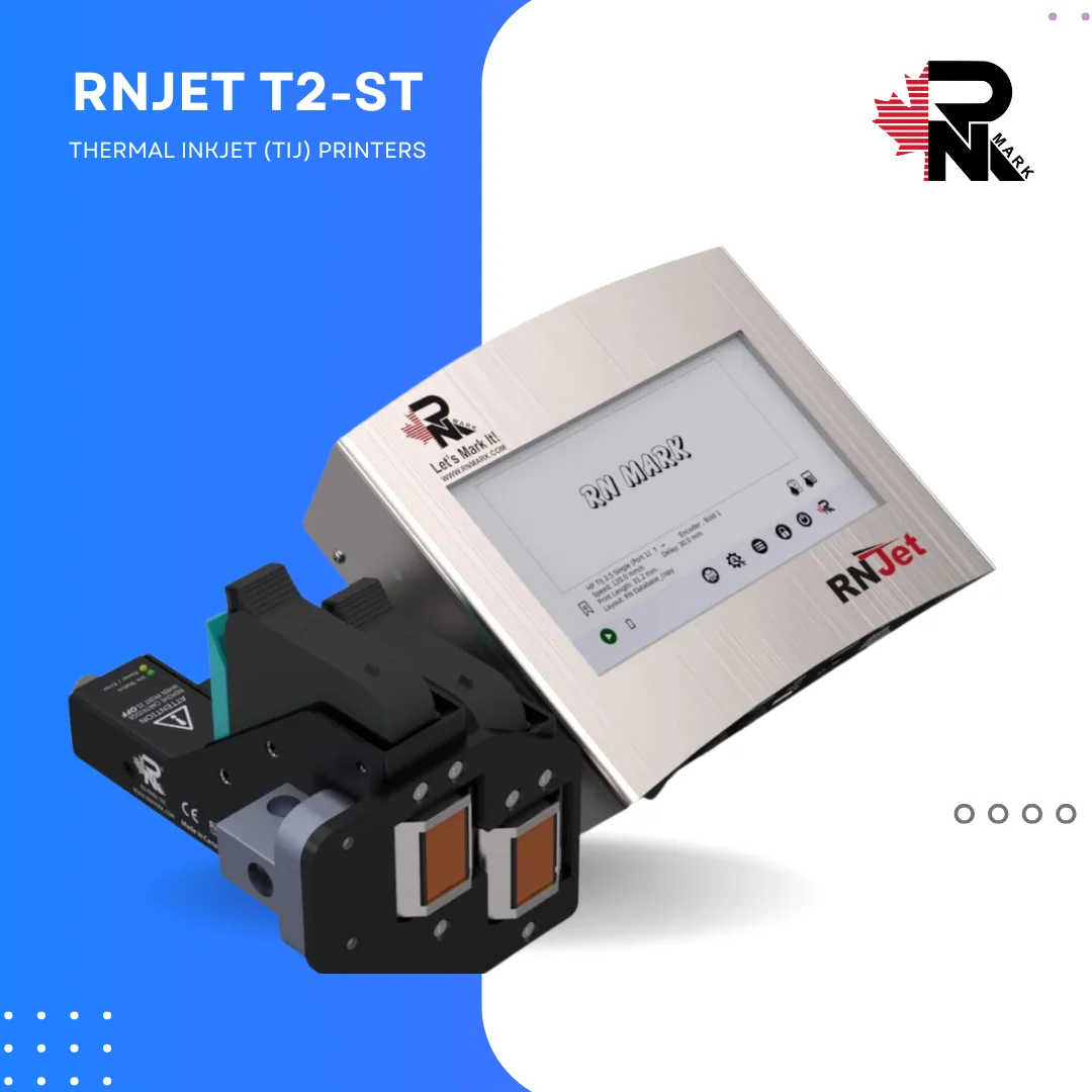RNJet T2-ST TIJ Printer for Small Product & Tube Coding