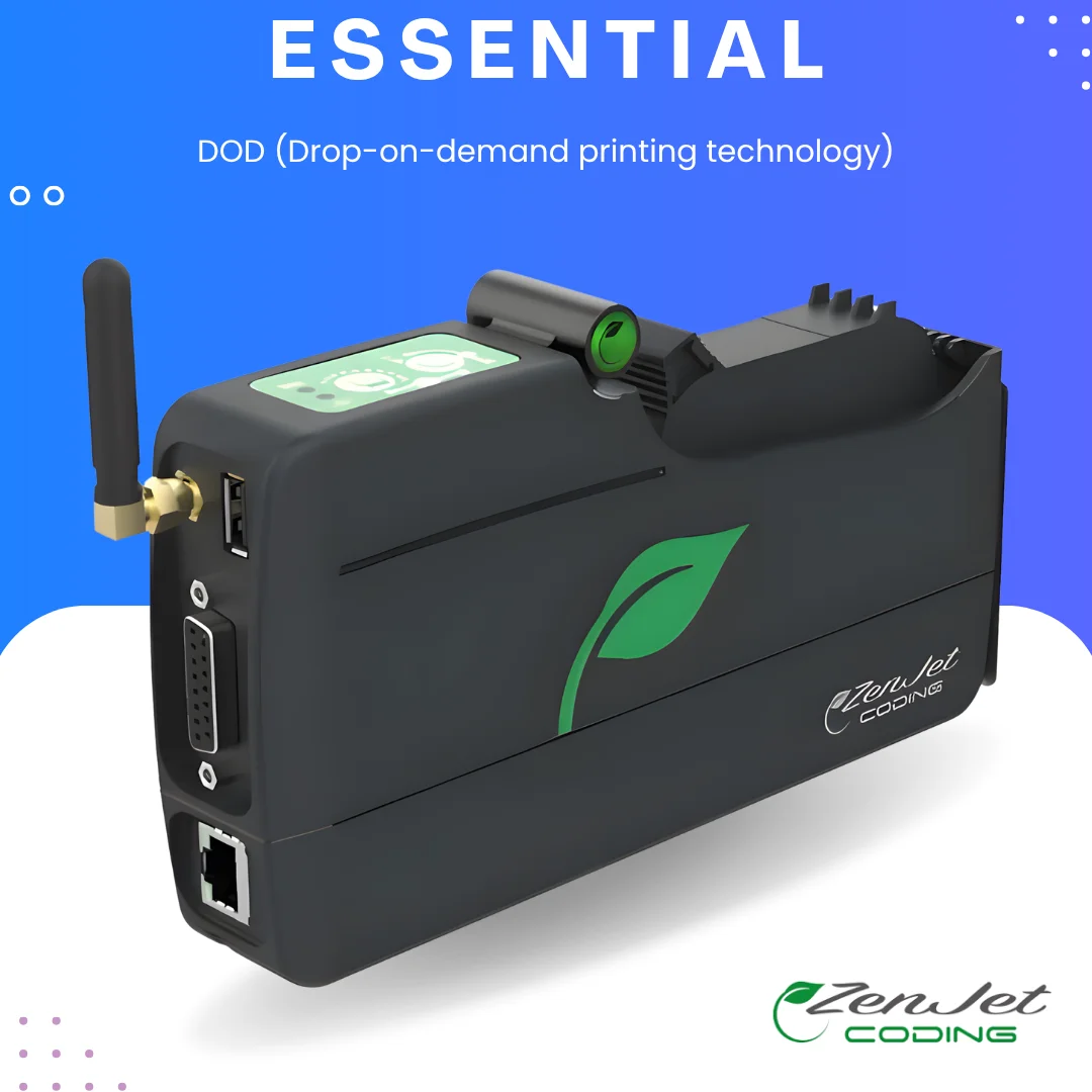 Zenjet Essential TIJ Printer for Carton Coding