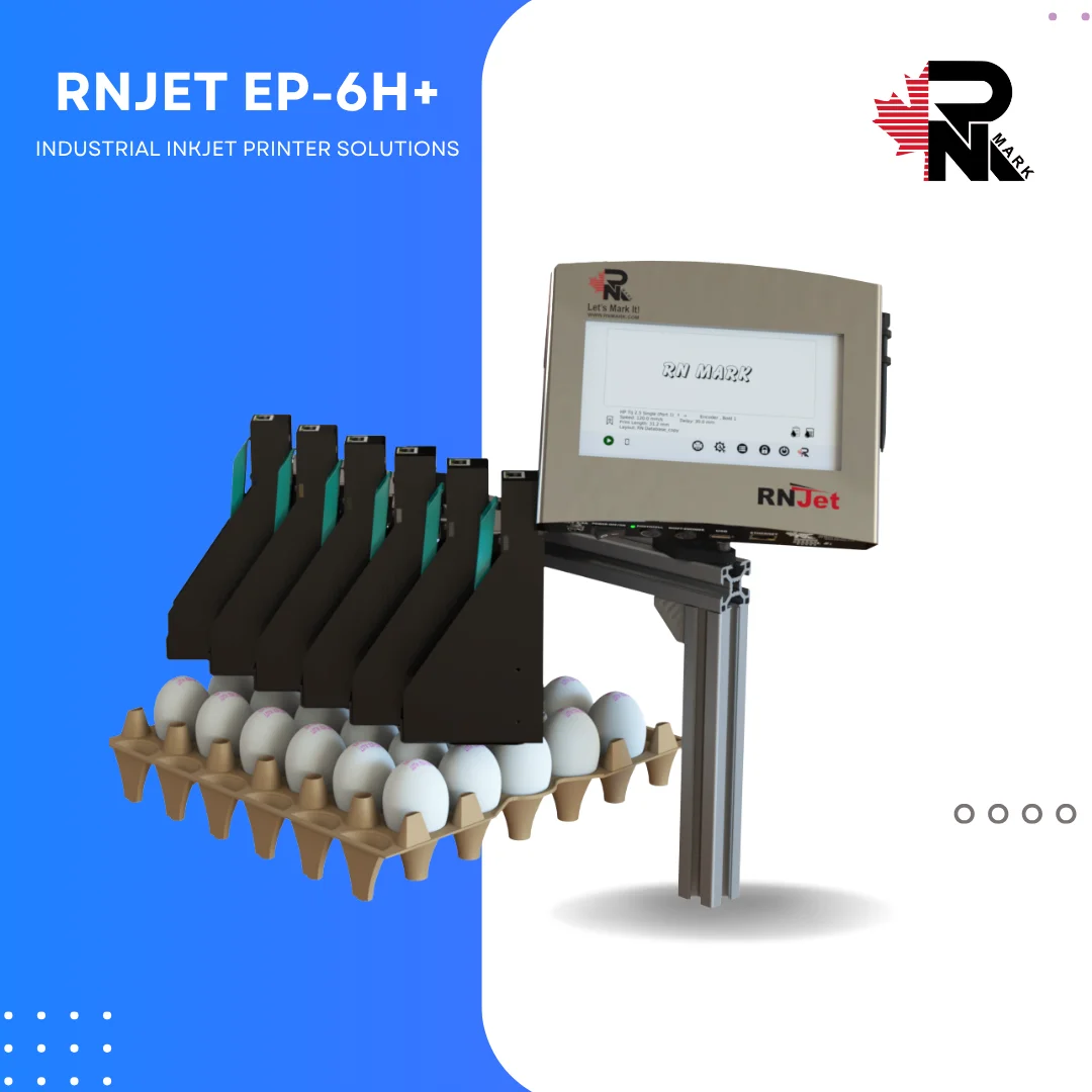 RNJet EP-6H Industrial Continuous Inkjet Printer